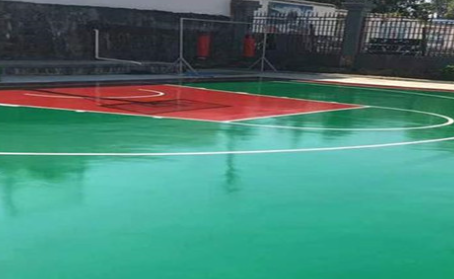 太原篮球场翻新地面